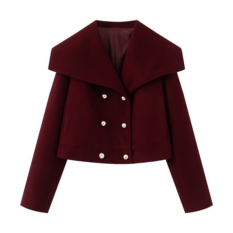 Women's Wool Blend Fashion Jacket