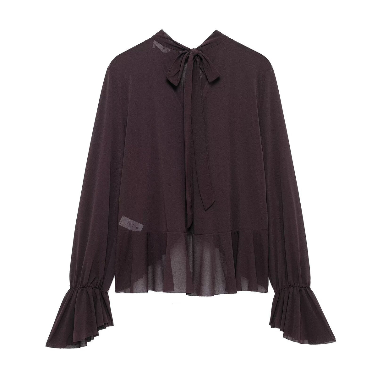 Fashion bow layered decorative shirt