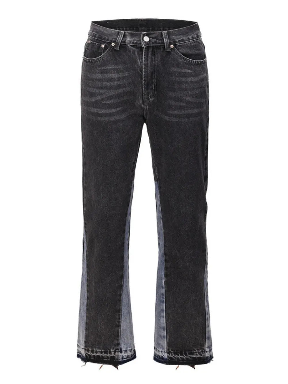 Men's Washed Bootcut Jeans