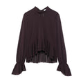 Fashion bow layered decorative shirt